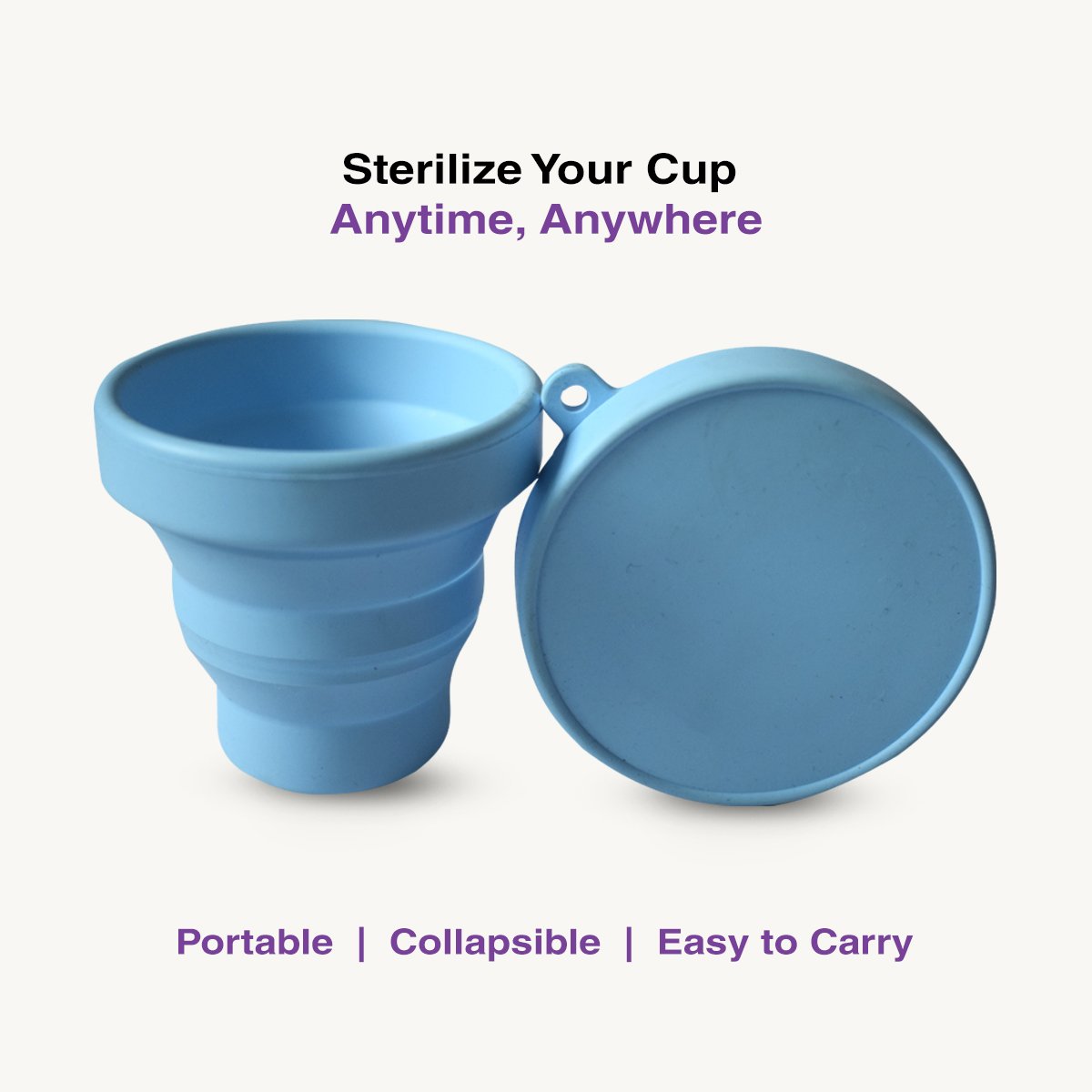 Comfycup Menstrual Cup Sterilizing Container – Portable, Easy Cleaning & Hygienic Storage - Image 3